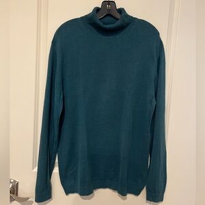 August Silk Long Sleeve Pullover Men’s Turtleneck